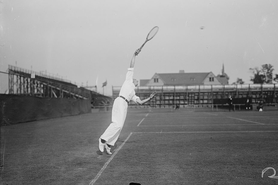 Теннисный матч. Форест-Хиллc, Нью-Йорк, около 1916 года